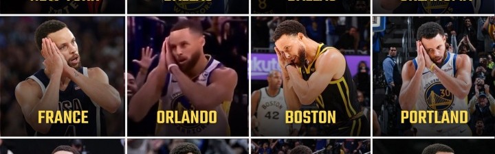 NBA赛事直播-勇媒：库里晚安安图鉴再添一个雄鹿 目前14支NBA球队+法国