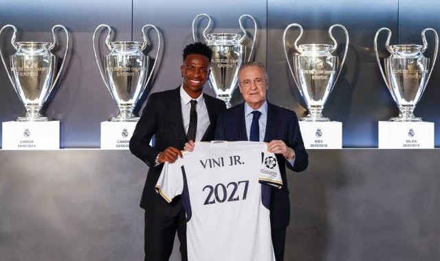 NBA直播-官方：皇马与维尼修斯续约至2027年